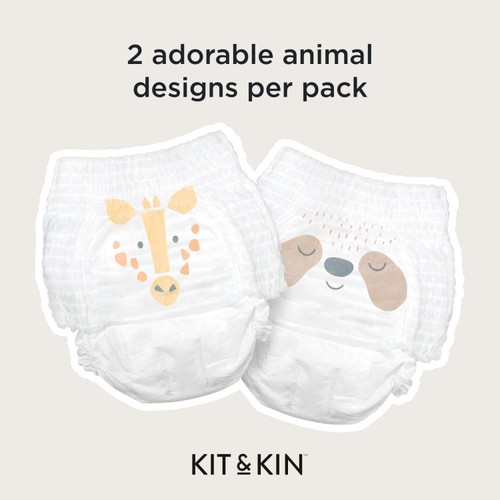 Kit & Kin Hypoallergenic Nappy Pants Size 7 (17+kg) thumbnail 3