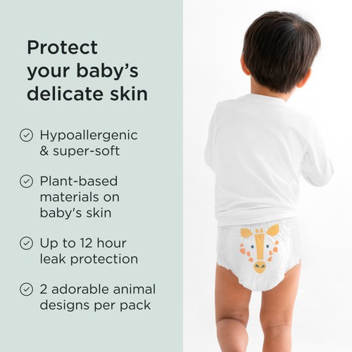 Kit & Kin Hypoallergenic Nappy Pants Size 7 (17+kg) thumbnail 7