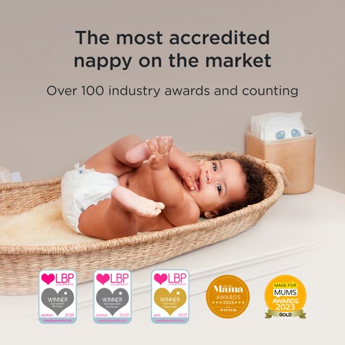 Kit & Kin Hypoallergenic Nappy Pants Size 4 (9-15kg) thumbnail 2