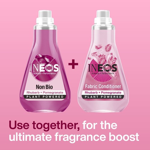 INEOS Non Bio Laundry Liquid Detergent Rhubarb + Pomegranate 33 Washes  thumbnail 7