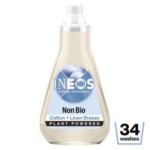 INEOS Non Bio Laundry Liquid Detergent Cotton + Linen Breeze 33 Washes