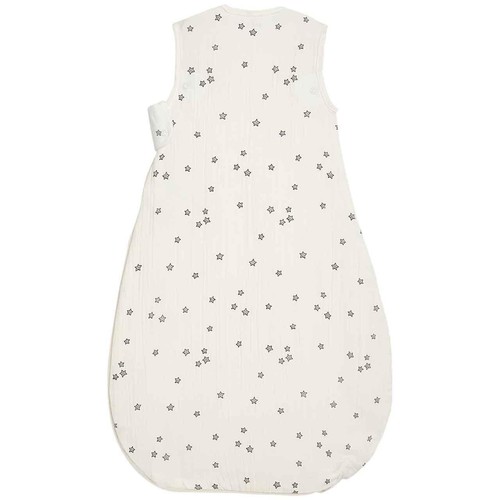 M&S NB U 0.5T Star Muslin Sleeping Bag, 18-36 Months, White Mix thumbnail 2