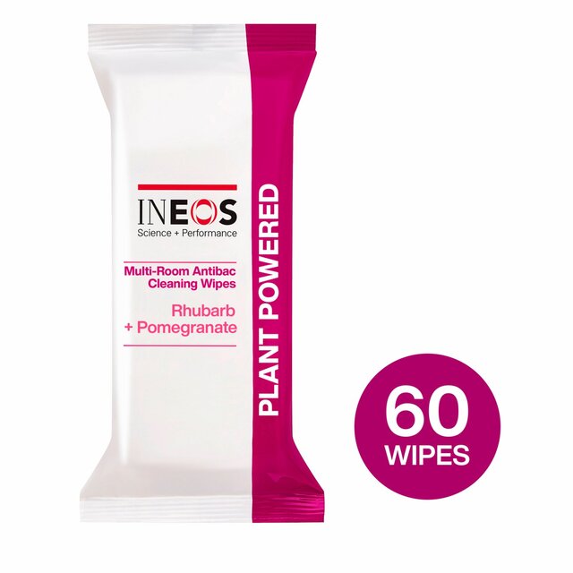 INEOS Antibac Multi-Room Surface Wipes Rhubarb + Pomegranate