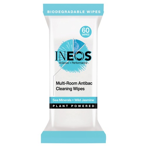 INEOS Antibac Multi-Room Surface Wipes Sea Minerals + Wild Jasmine