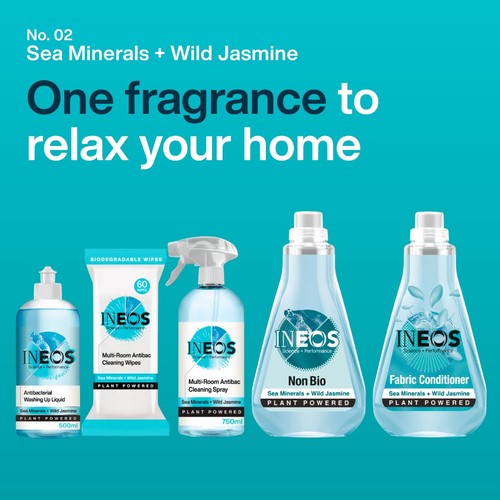 INEOS Antibac Multi-Room Surface Wipes Sea Minerals + Wild Jasmine thumbnail 4