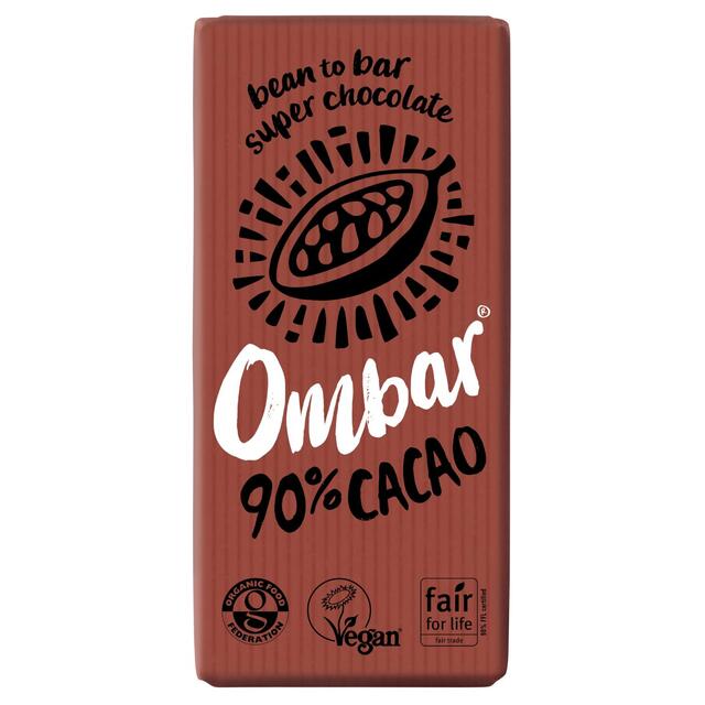 Ombar 90% Cacao Organic Vegan Fair Trade Dark Chocolate