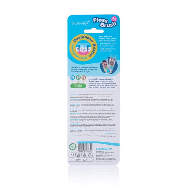 Brush-Baby Flossbrush 0-3 yrs Double Pack thumbnail 3