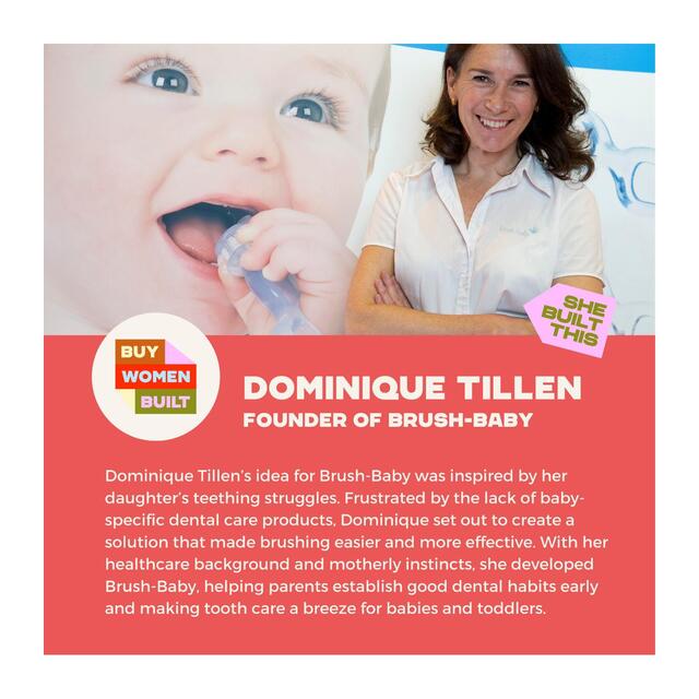 Brush-Baby Flossbrush 0-3 yrs Double Pack thumbnail 7