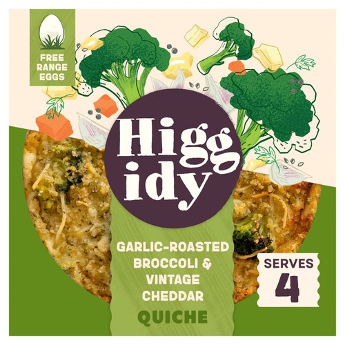 Higgidy Roasted Broccoli & Vintage Cheddar Quiche