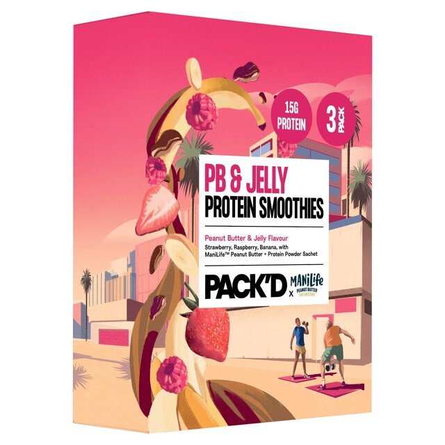 PACK'D Peanut Butter & Jelly Protein Smoothie Kits thumbnail 2