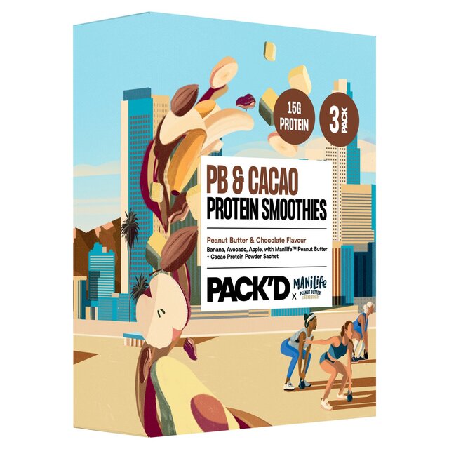 PACK'D Peanut Butter & Chocolate Protein Smoothie Kits thumbnail 2