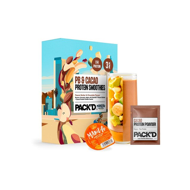 PACK'D Peanut Butter & Chocolate Protein Smoothie Kits thumbnail 4