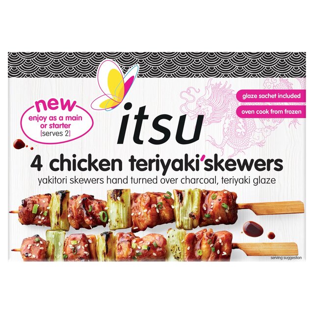 itsu 4 Chicken Teriyaki Skewers