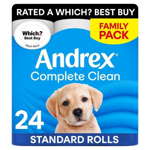Andrex Complete Clean Toilet Roll