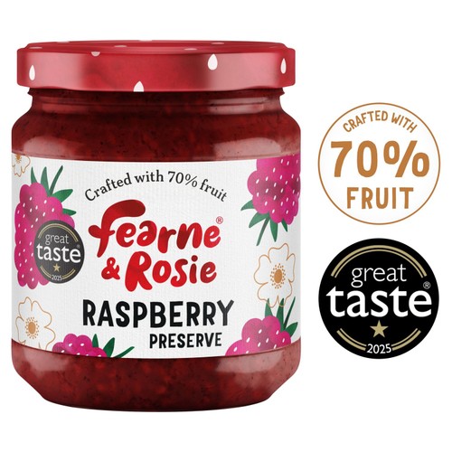Fearne & Rosie Raspberry Jam 70% Fruit