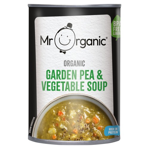 Mr Organic Garden Pea & Vegetable Soup