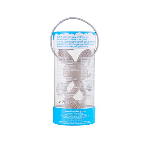 Bobbie Bunny Baby Teether Toy Cappuccino Grey thumbnail 7