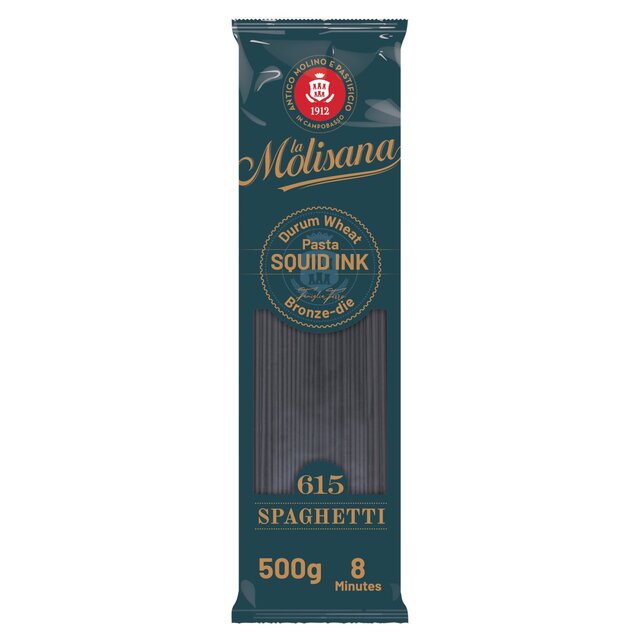 La Molisana Black Squid Ink Spaghetti Pasta No.615