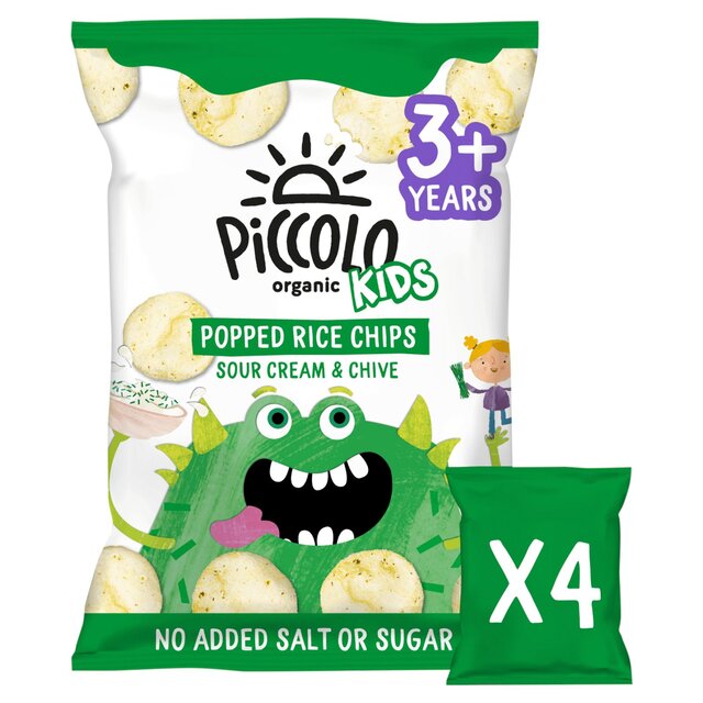 Piccolo Kids Popped Chips Sour Cream & Chive Multipack thumbnail 2