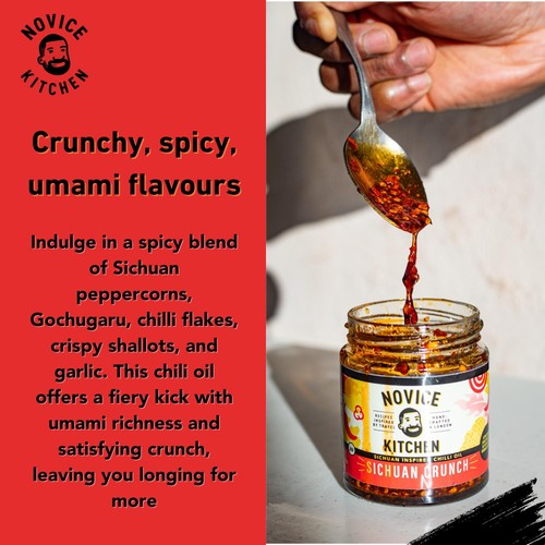 Novice Kitchen Sichuan Crunch Chilli Oil thumbnail 3