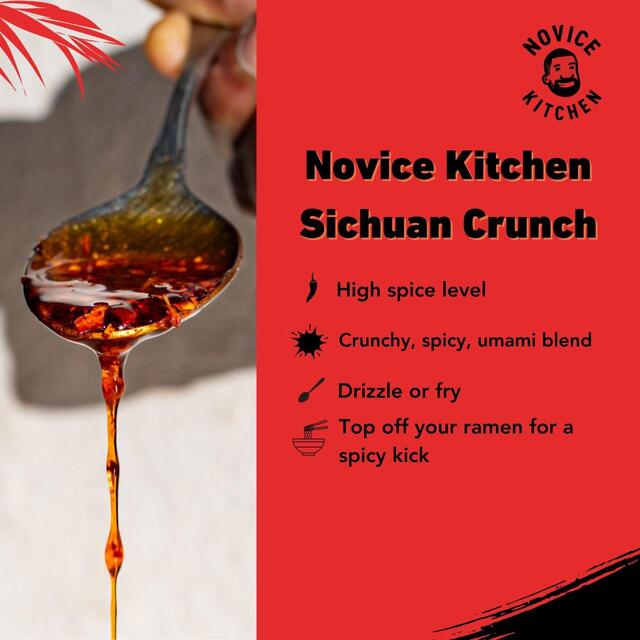 Novice Kitchen Sichuan Crunch Chilli Oil thumbnail 5
