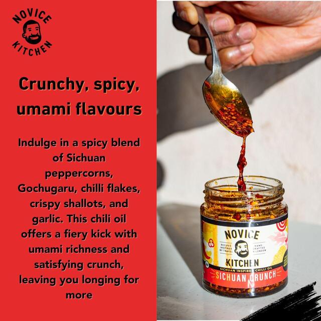 Novice Kitchen Sichuan Crunch Chilli Oil thumbnail 6