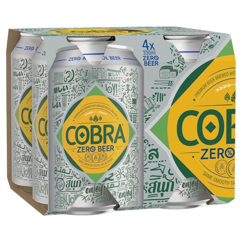 Cobra Zero Premium Alcohol Free Beer thumbnail 3