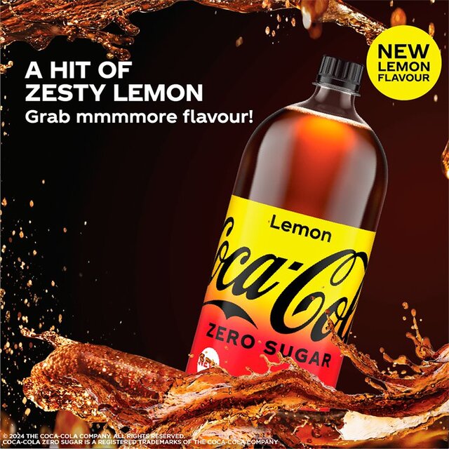 Coca-Cola Zero Sugar Lemon thumbnail 3