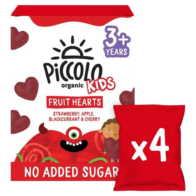 Piccolo Organic Kids Fruit Hearts Strawberry, Apple, Blackcurrant & Cherry thumbnail 2