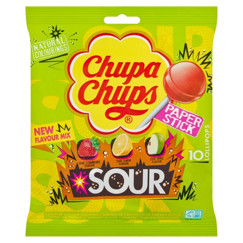 Chupa Chups Sour 10 Bag