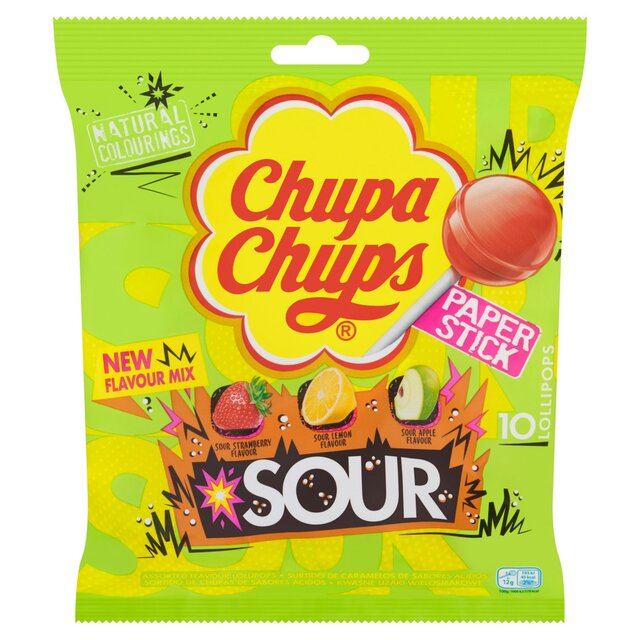 Chupa Chups Sour 10 Bag thumbnail 2