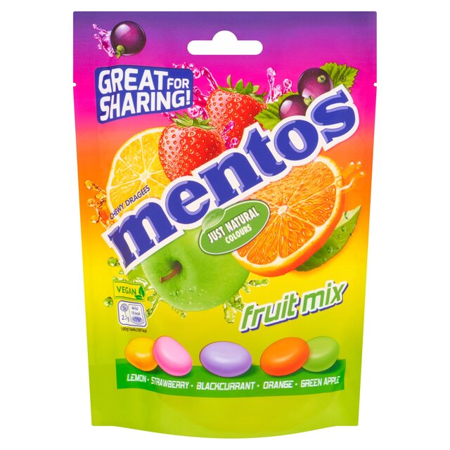Mentos Fruit Mix Pouch Bag
