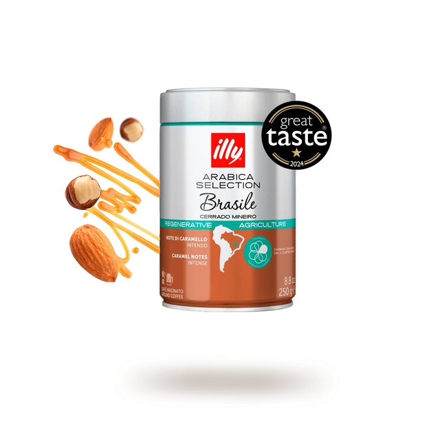 illy Cerrado Mineiro Brazil Ground Coffee  - Regenerative Agriculture thumbnail 3