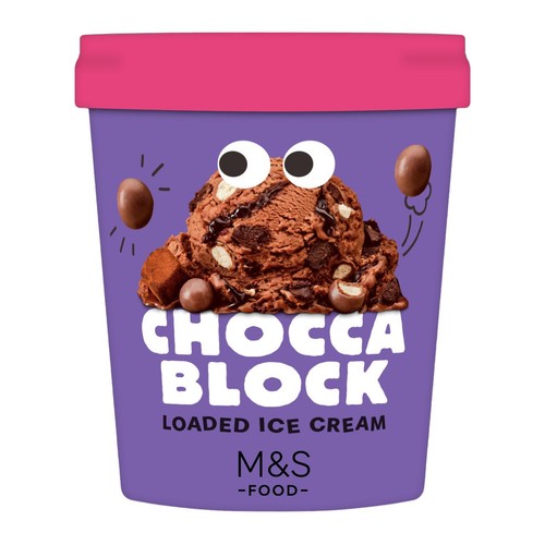 M&S Fully Loaded Top of the Chocs Ice Cream