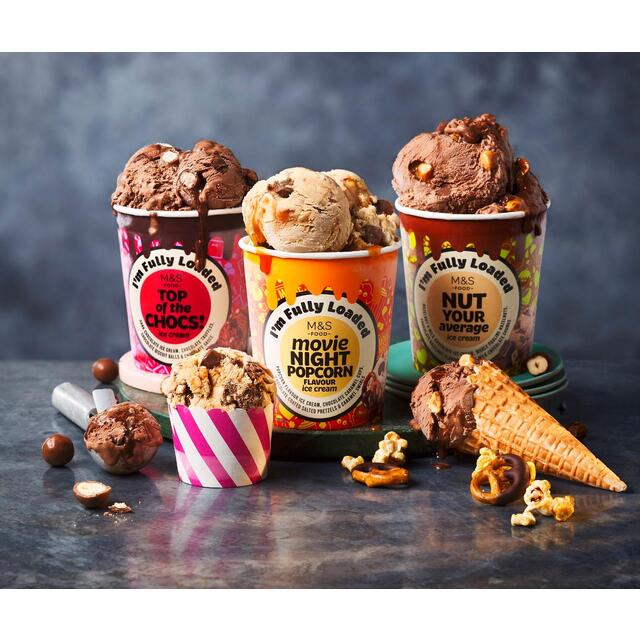 M&S Fully Loaded Top of the Chocs Ice Cream thumbnail 3