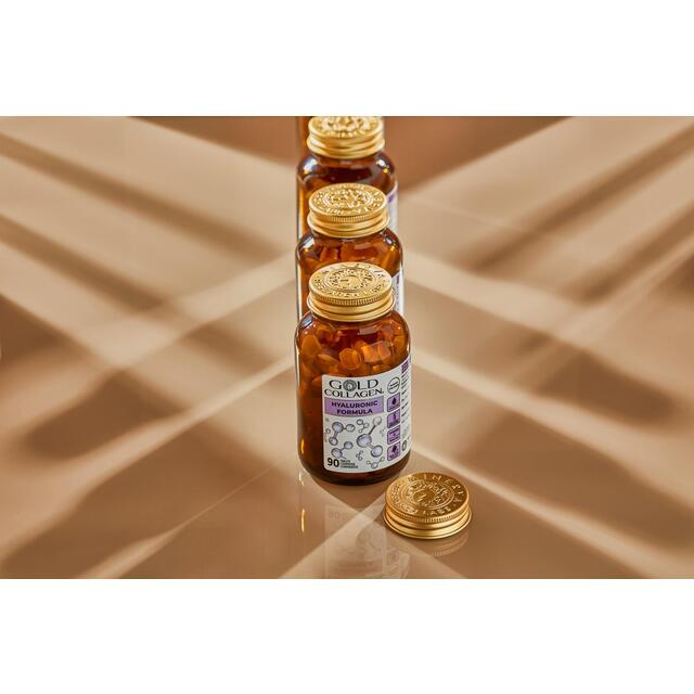 Gold Collagen Hyaluronic Formula Tablets thumbnail 5