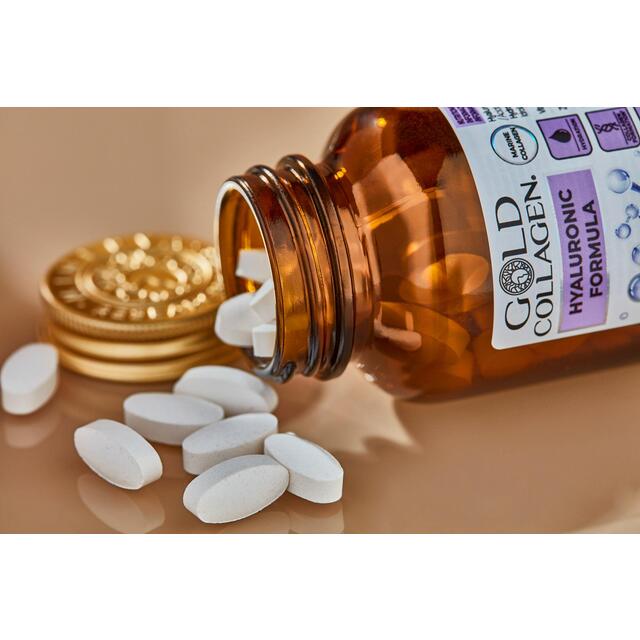 Gold Collagen Hyaluronic Formula Tablets thumbnail 8