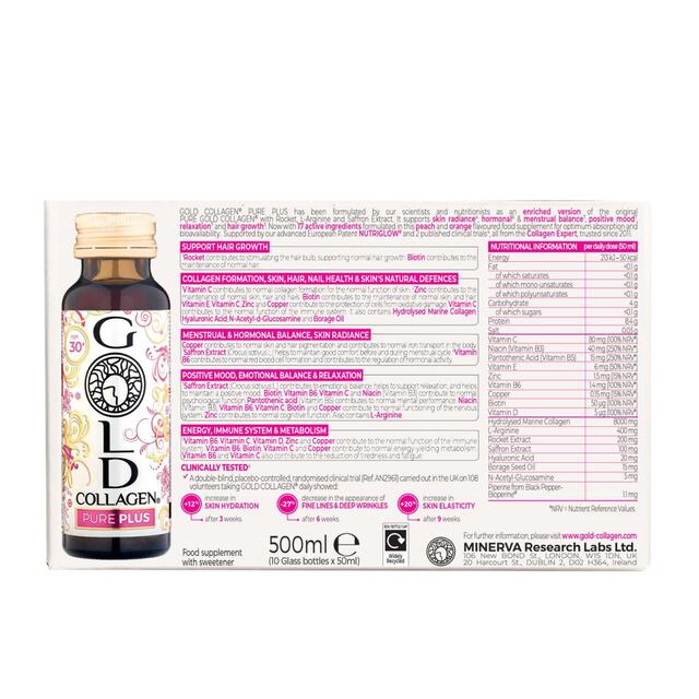 Gold Collagen PURE PLUS Liquid food supplement thumbnail 2
