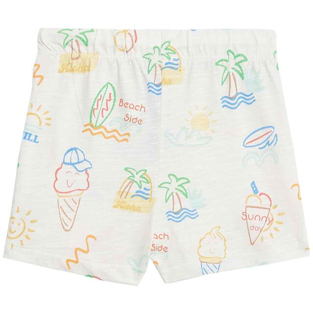 M&S Pure Cotton Shorts, 0-3 Years, Patterned thumbnail 3