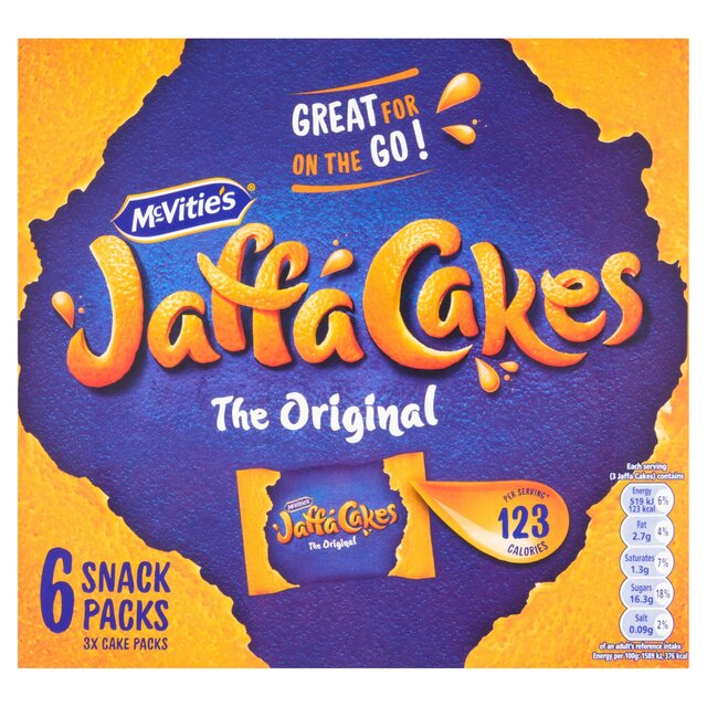 McVitie's Jaffa Cakes Original Biscuits Snack Pack 6 x 3 Cakes thumbnail 7