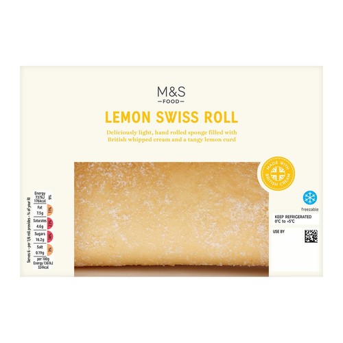 M&S Lemon Swiss Roll thumbnail 2