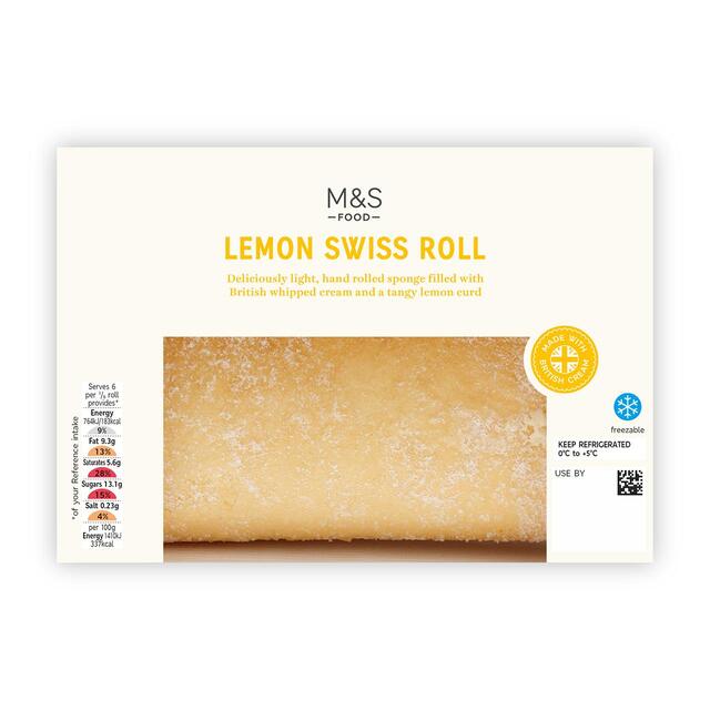 M&S Lemon Swiss Roll
