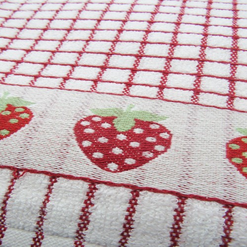 Poli-dri Jacquard Strawberries Tea Towel  thumbnail 2