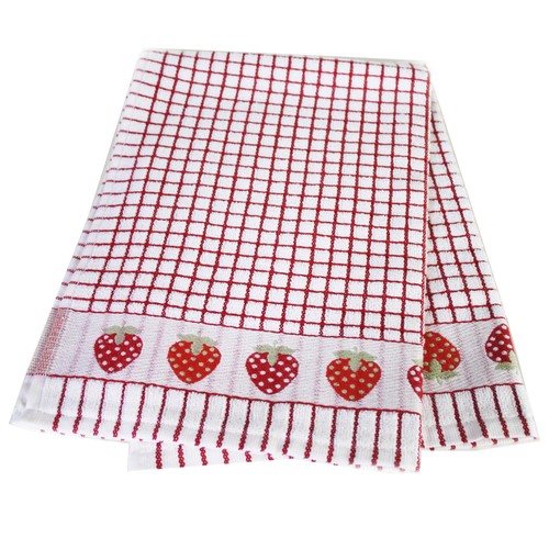 Poli-dri Jacquard Strawberries Tea Towel  thumbnail 4