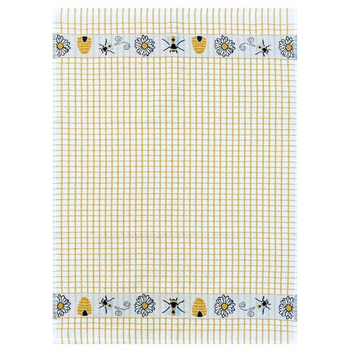 Poli-dri Jacquard  Honey Bees Tea Towel