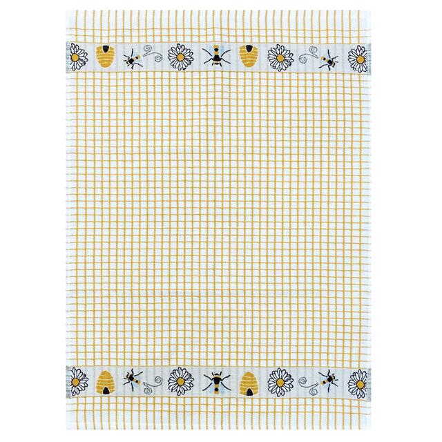 Poli-dri Jacquard Honey Bees Tea Towel