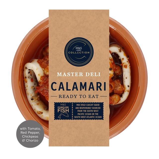M&S Collection Calamari with Pepper & Chickpeas