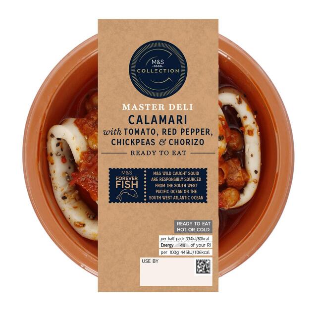 M&S Collection Calamari with Pepper & Chickpeas thumbnail 2