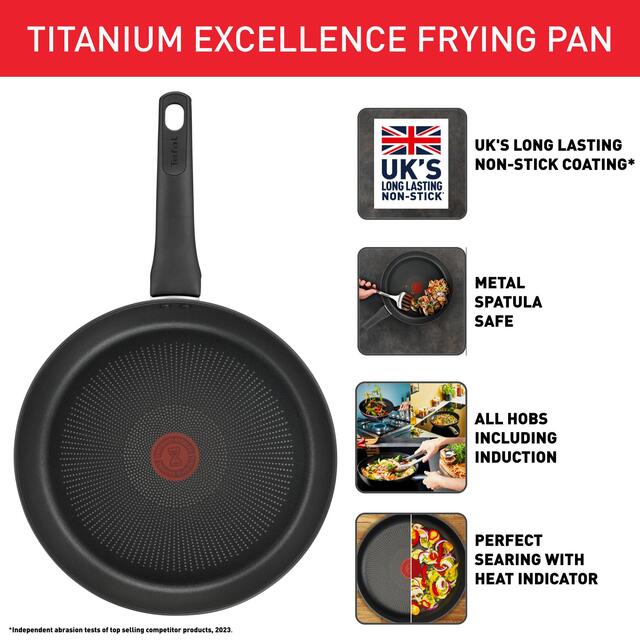 Tefal Titanium Excellence 24cm Frying Pan thumbnail 5