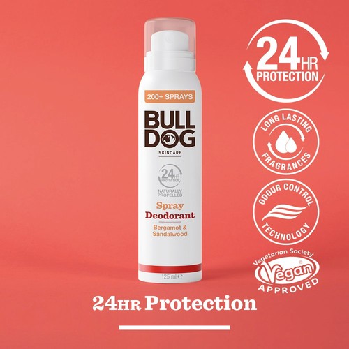 Bulldog Bergamot & Sandalwood Naturally Propelled Spray Deodorant thumbnail 7